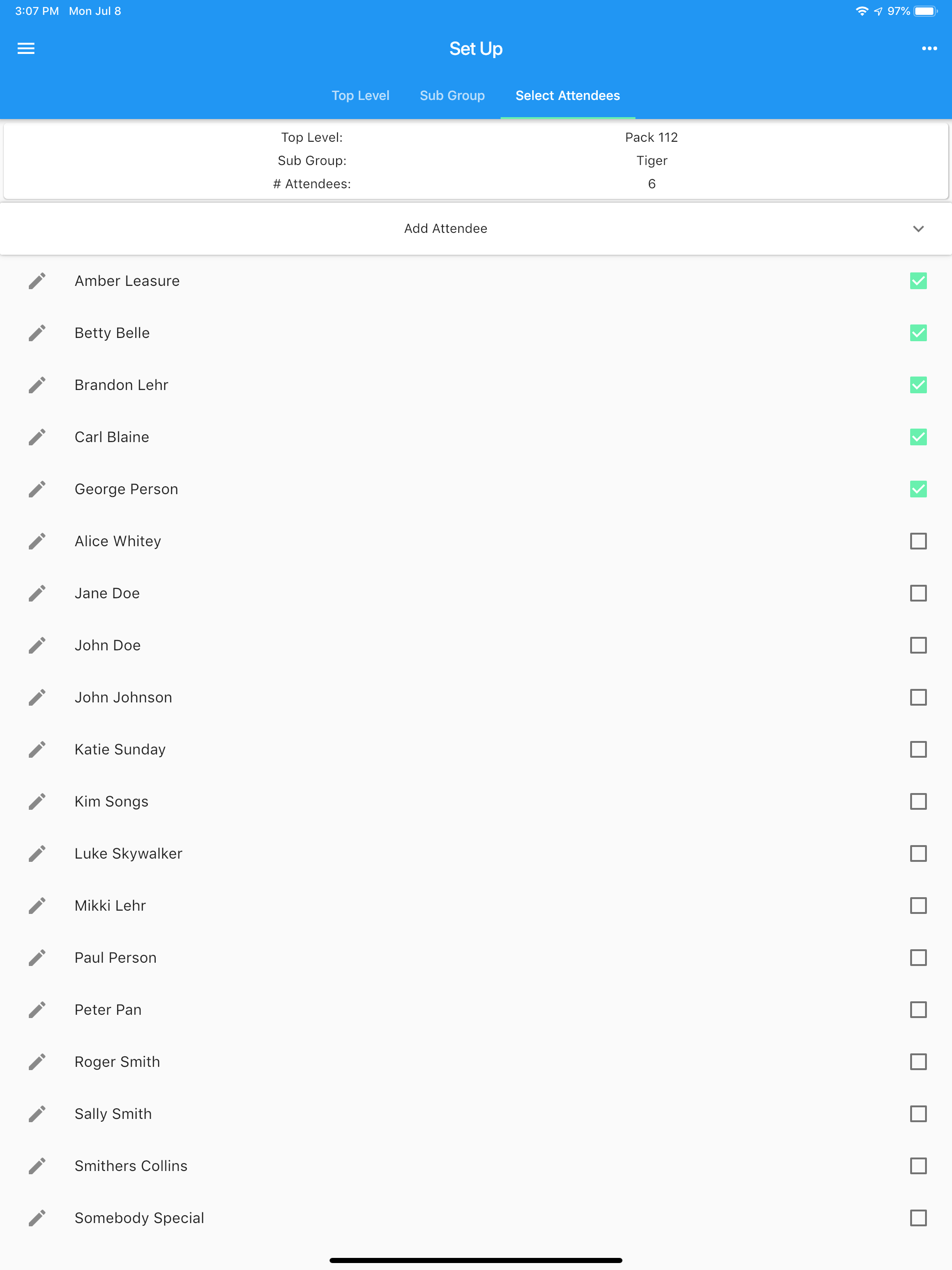 Roll Call Attendance App