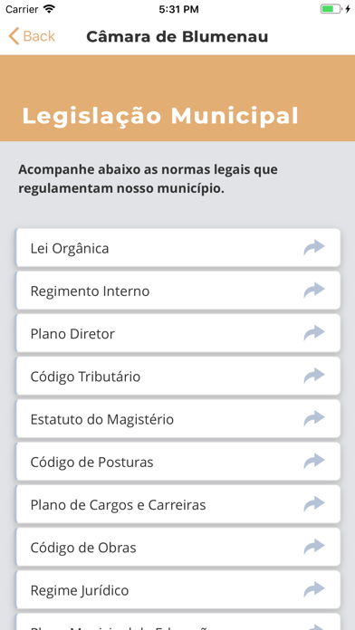 Câmara Mun. Blumenau Screenshot