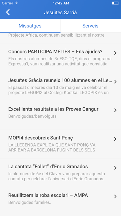 Screenshot #2 pour laNetApp per Jesuïtes Educació