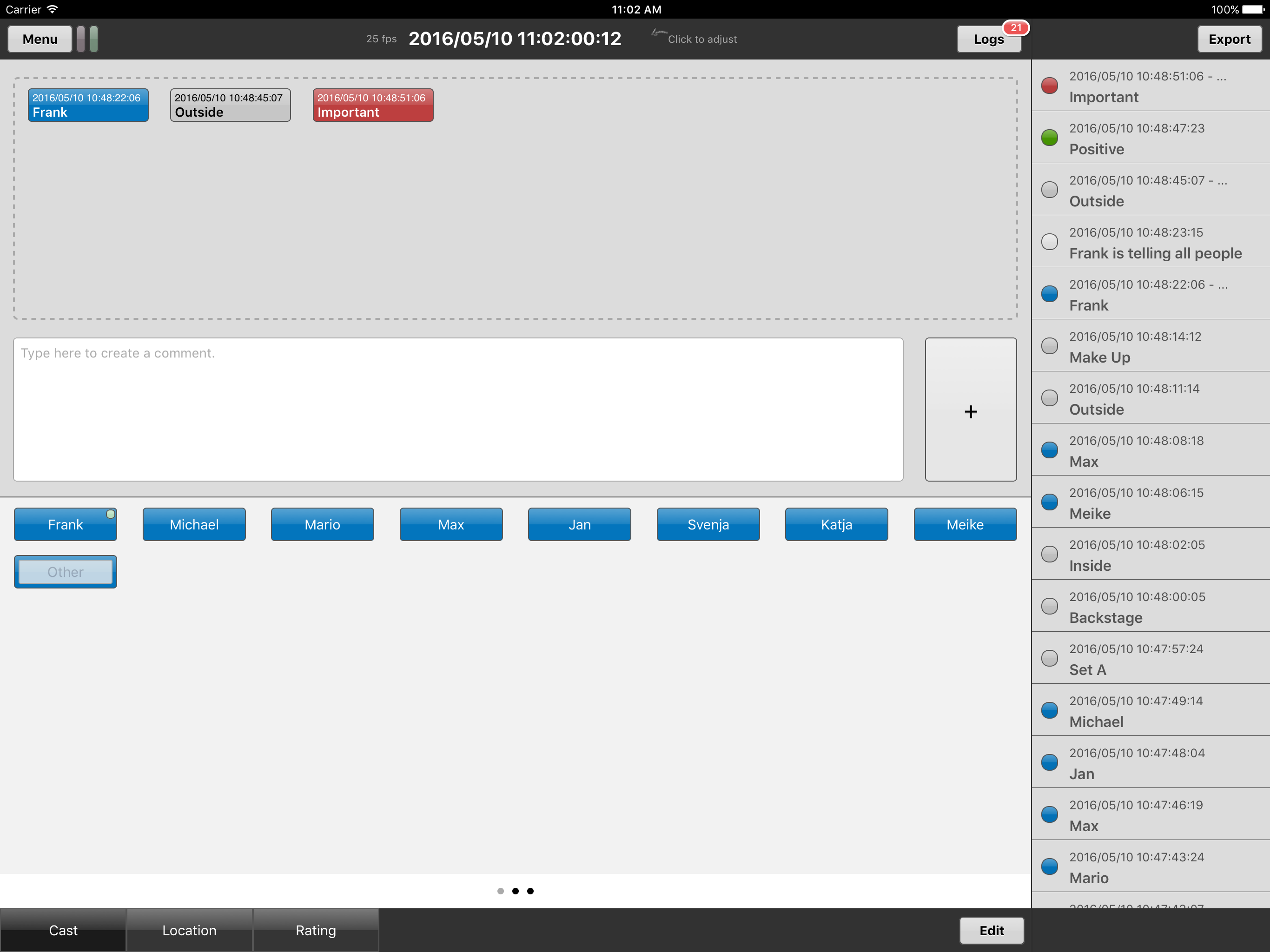 Logster screenshot 2