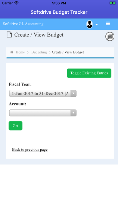 Softdrive Budget Tracker screenshot 2