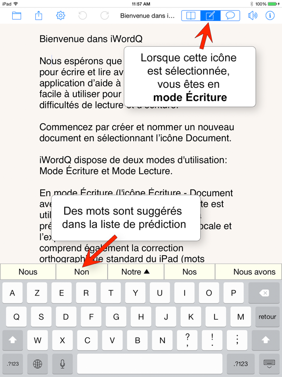 Screenshot #4 pour iWordQ Pro EF