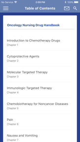 Oncology Nursing Drug Guide screenshot