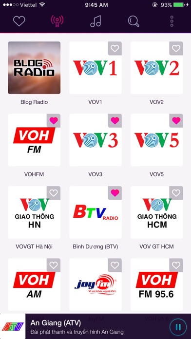 Screenshot #1 pour Viet Radio - Nghe radio online