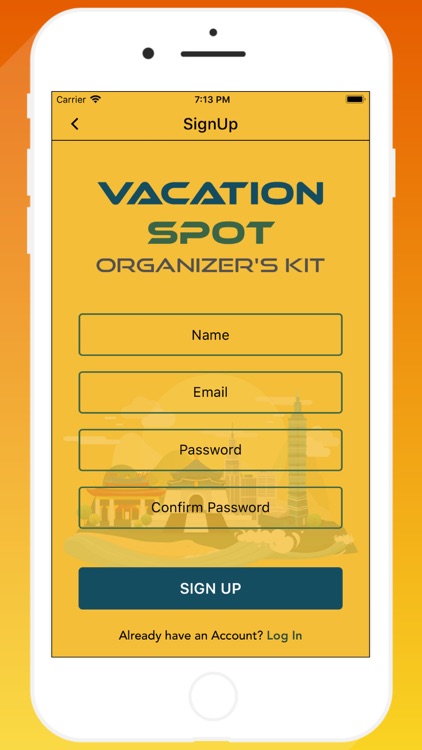 Vacation Spot Organizer's Kit