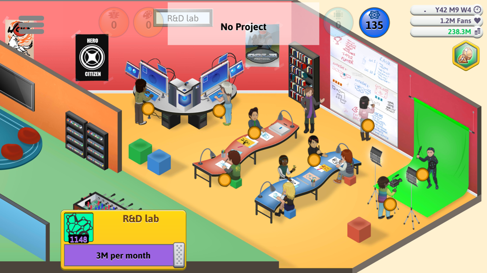 #5. Game Dev Tycoon (iOS) Podle: Greenheart Games Pty. Ltd.