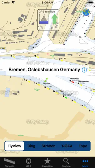 Screenshot von Gezeiten And Ströme HD auf dem iPhone 6