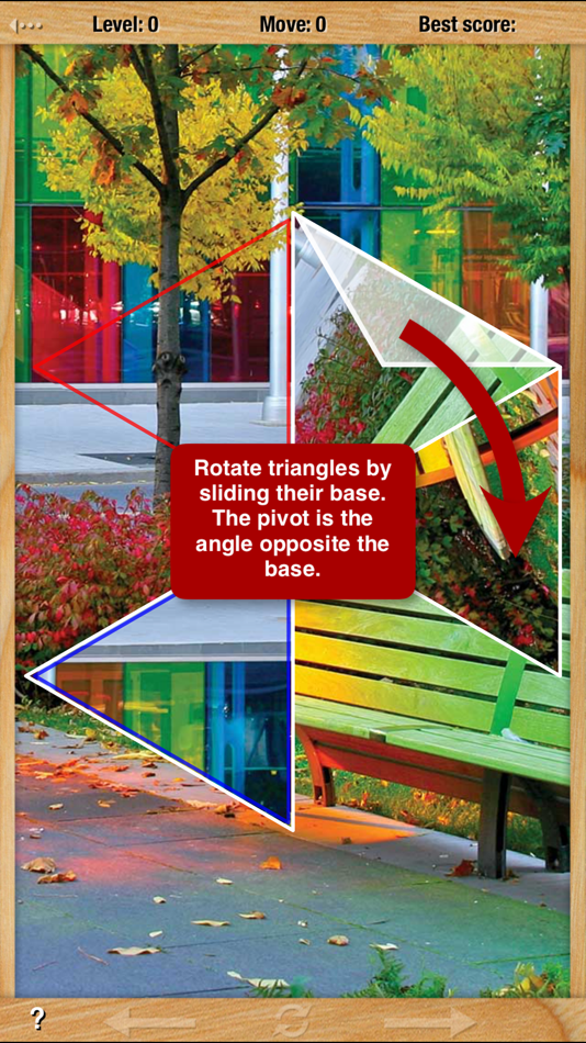 #2. puzzle Triangle Game (iOS) Podle: Sylvain Lambert