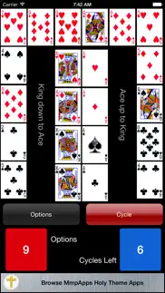 crescent solitaire iphone screenshot 1