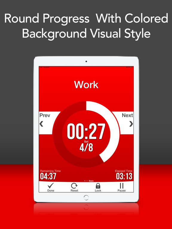 HIIT & Tabata Timer Lite iPad screenshot 7 - Health & Fitness app