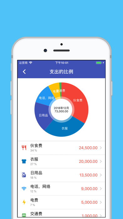 记账本 Moneytune - 简单的家庭记账本 screenshot