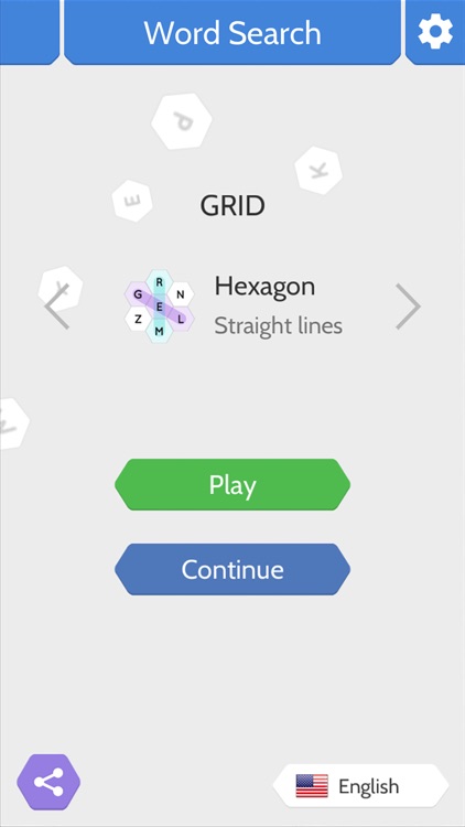 Word Search Hexagons screenshot-3
