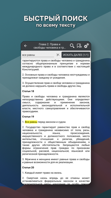 Конституция РФ. Screenshot