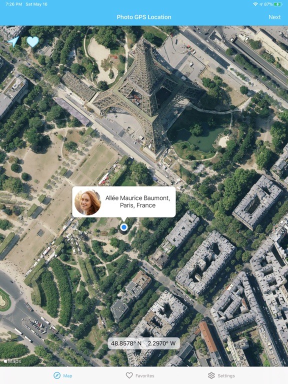 Screenshot #5 pour Photo GPS Location