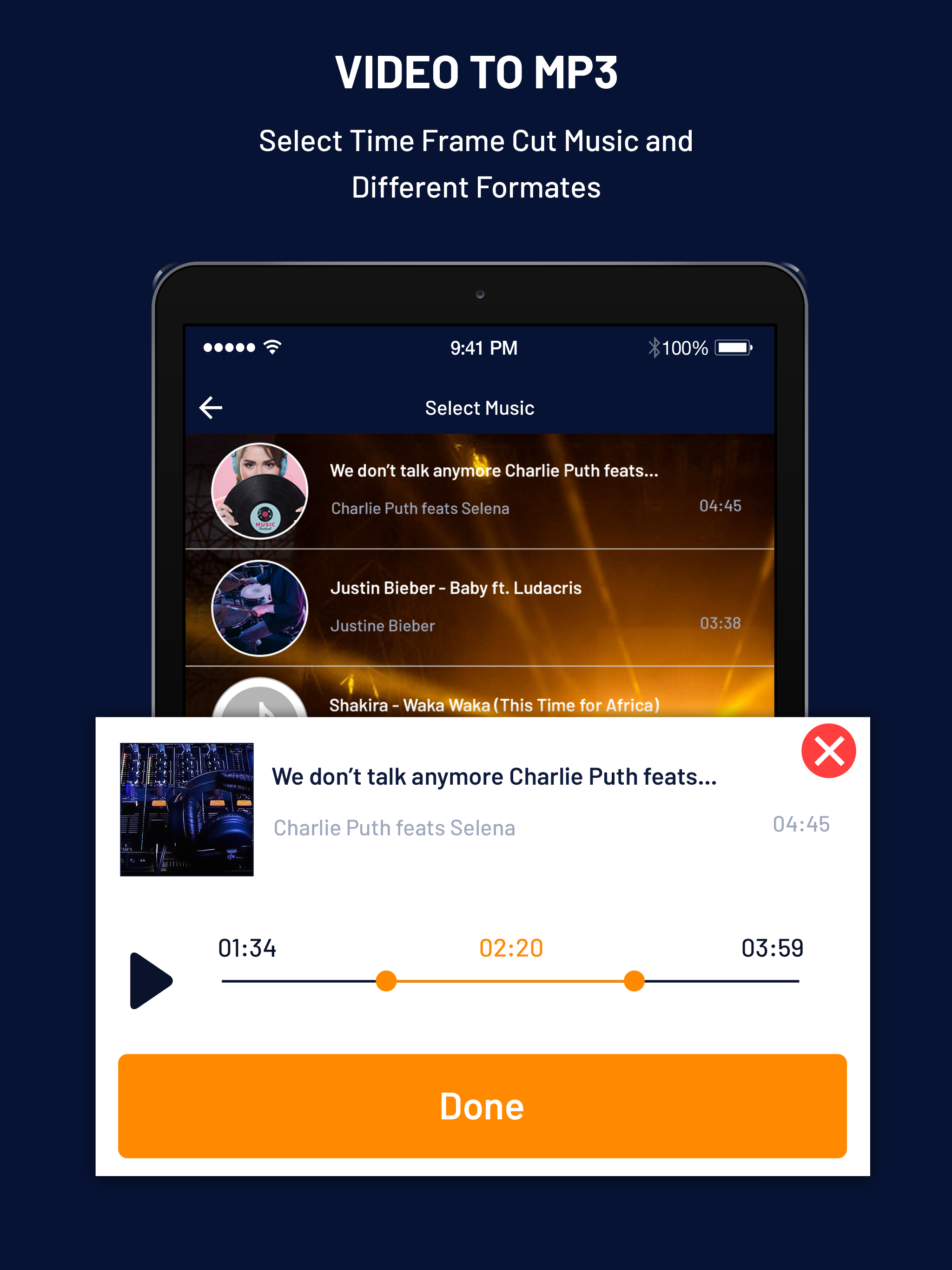 MP3 Converter : Video To MP3