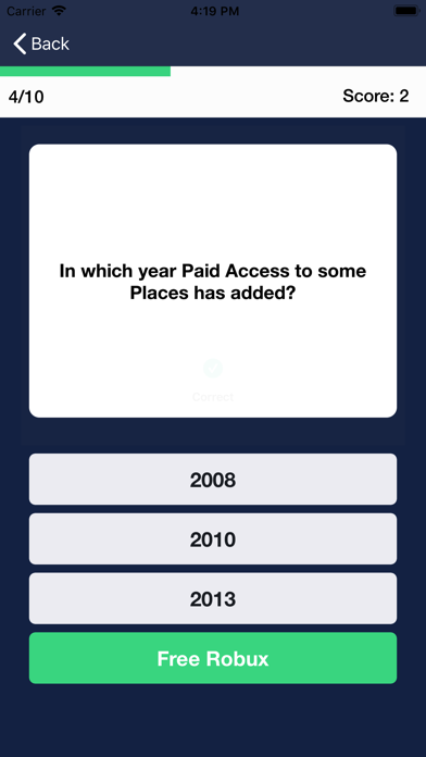 Robuxian Quiz For Robux By Fabio Piccio Ios United States Searchman App Data Information - how to get robux so easy