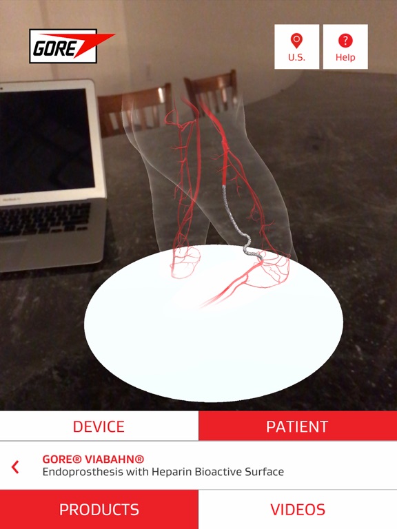 GoreMED AR iPad screenshot 4 - Medical app