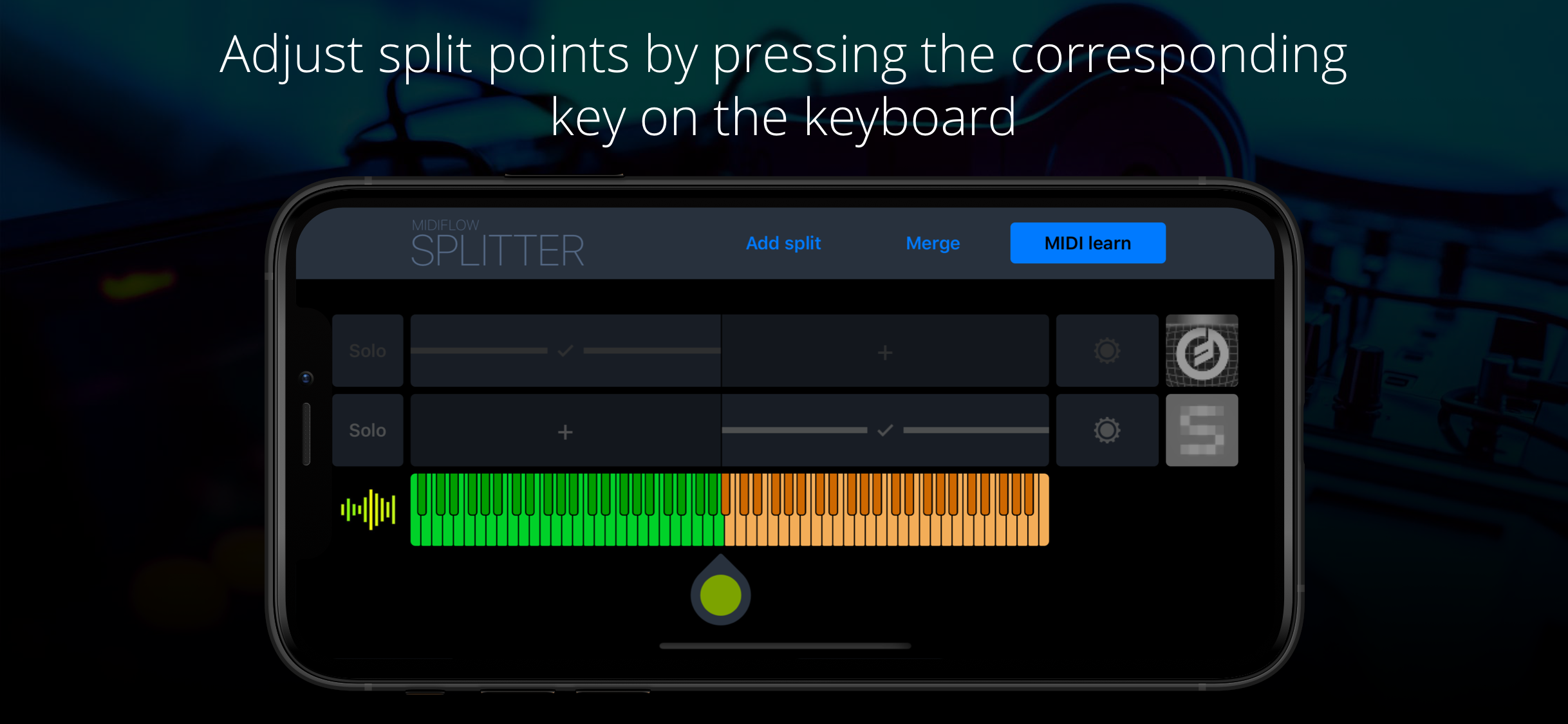 Midiflow Splitter (Audiobus)
