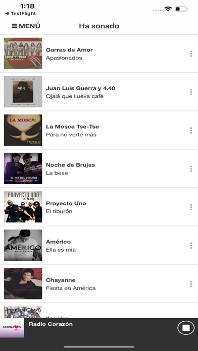 Radio Corazón Chile Screenshot