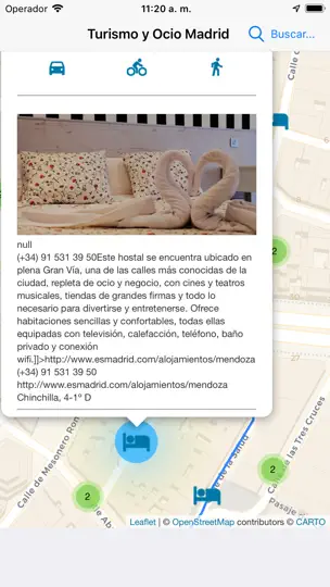 Captura de pantalla de Madrid Turismo Y Ocio en iPhone 3