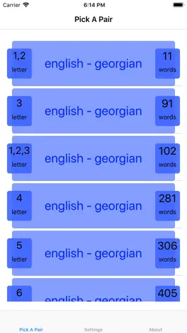 Game screenshot PickAPair Georgian - English mod apk