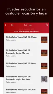 audio bibles iphone capturas de pantalla 2