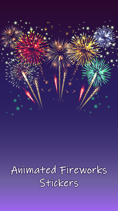 Animated Fireworks Emojisのおすすめ画像1