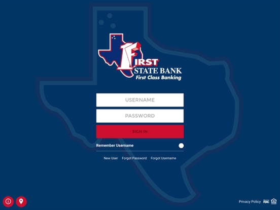 First State Bank Stratford iPad screenshot 1 - Finance app