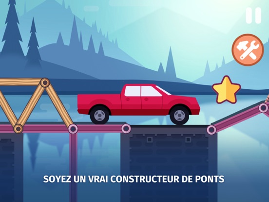 Screenshot #4 pour Build Bridges — Car Race