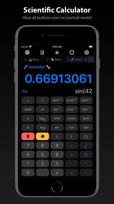 Objective Calculator iPhone screenshot 10 - Utilities app