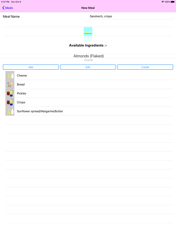 Screenshot #6 pour Simple Meal Planner