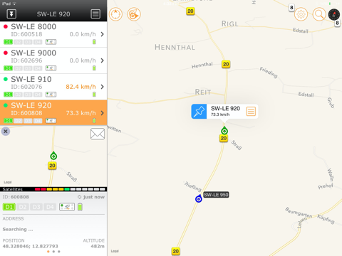 Screenshot #4 pour GPS-Explorer mobile