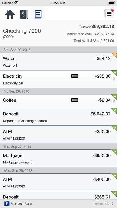 Belmont Bank & Trust Business Screenshot