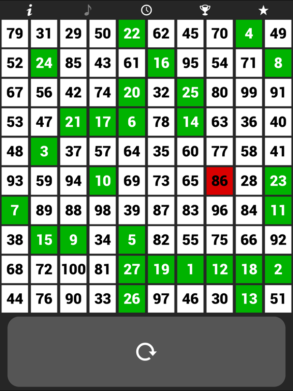 Screenshot #5 pour 1 à 100 Numéro Jeu