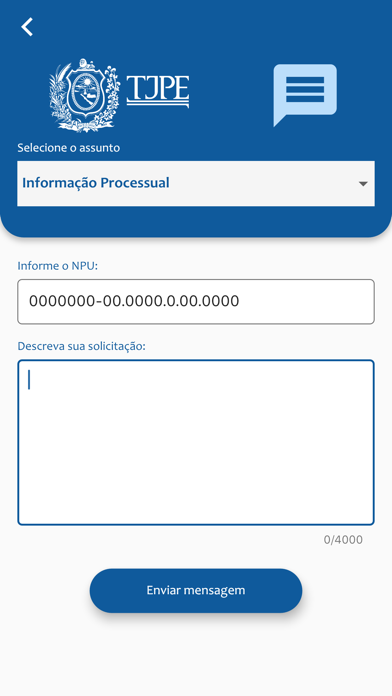 TJPE Atende iPhone screenshot 6 - Productivity app