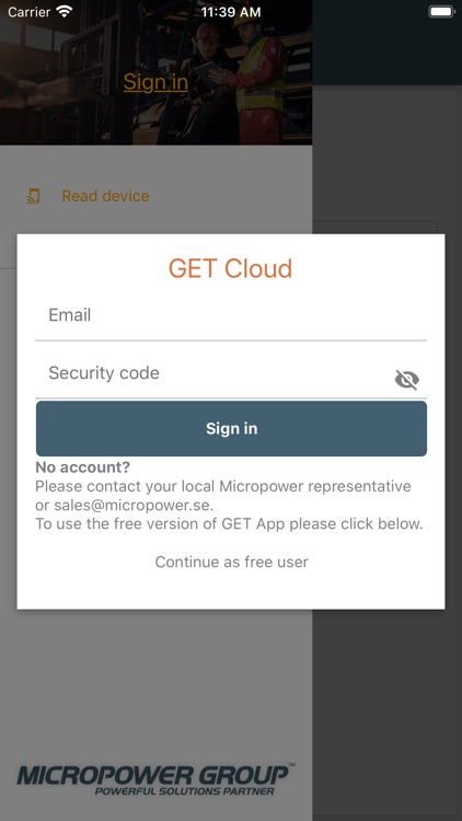 Micropower Group GET APP