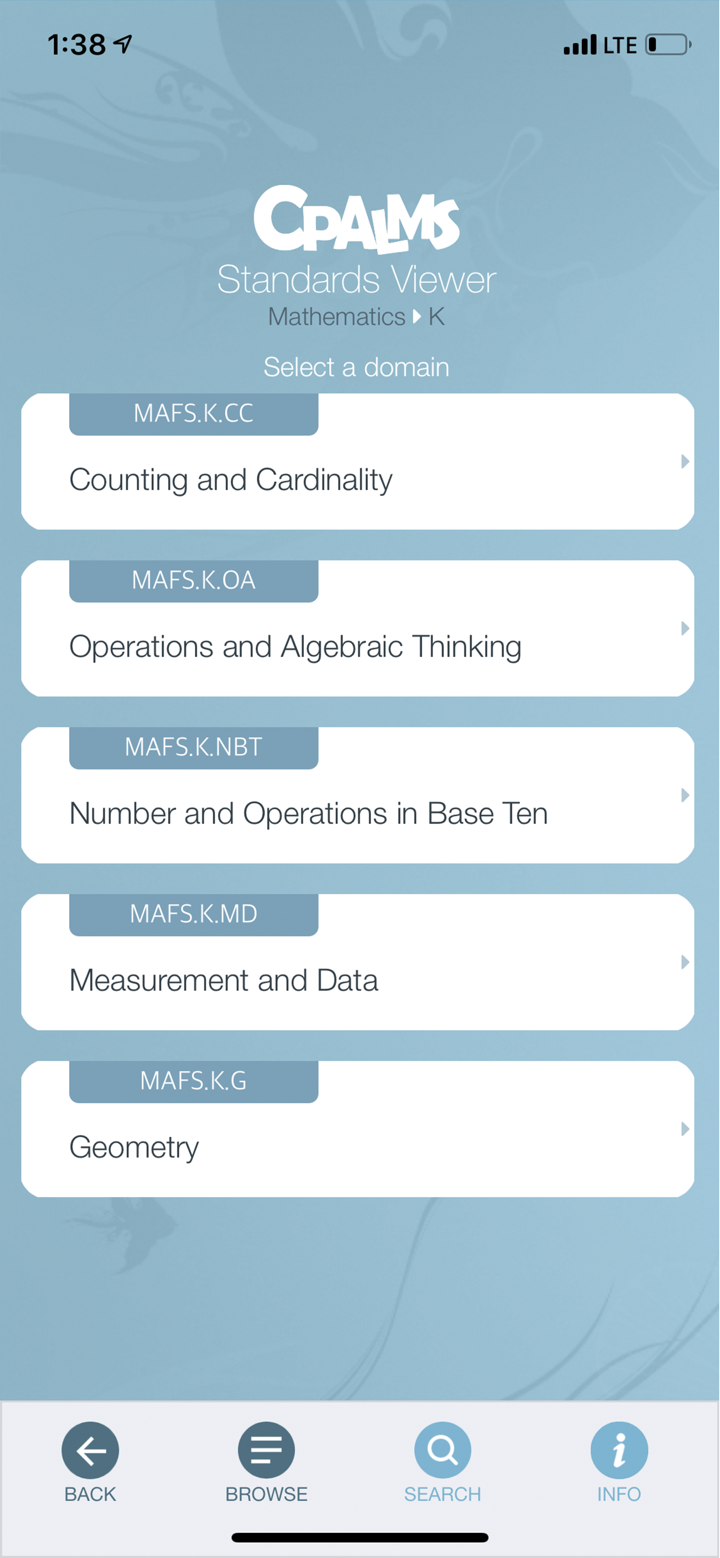 CPALMS Standards Viewer Info on United States App Store - App Marketing ...