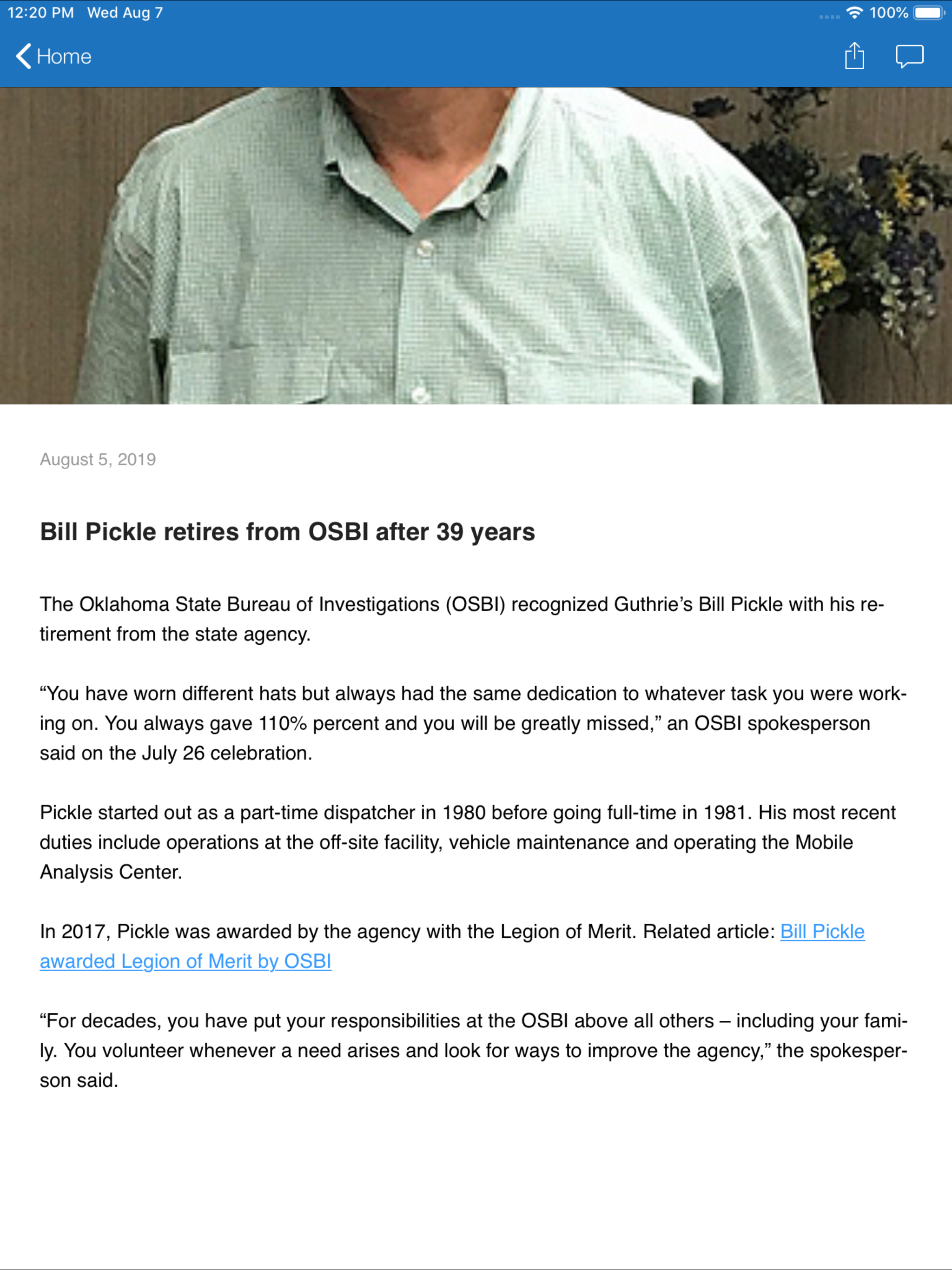 Guthrie News Page screenshot 9