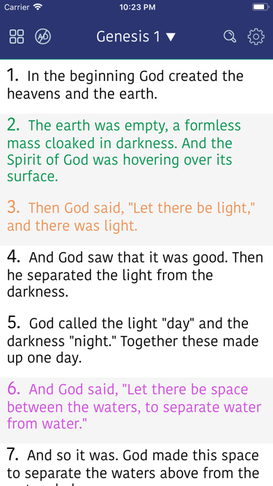 New Living Translation (NLT) screenshot 2