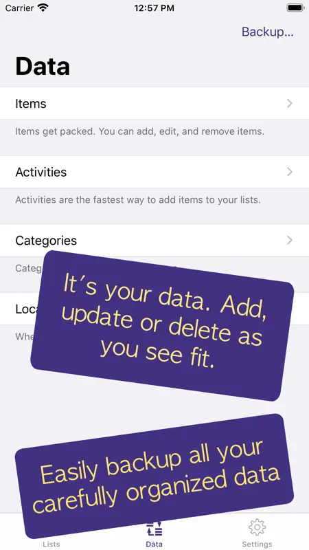 PackCheck Packing List screenshot 8 of 10