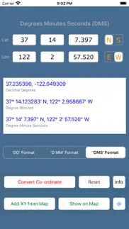 coordinate converter dd dms problems & solutions and troubleshooting guide - 3