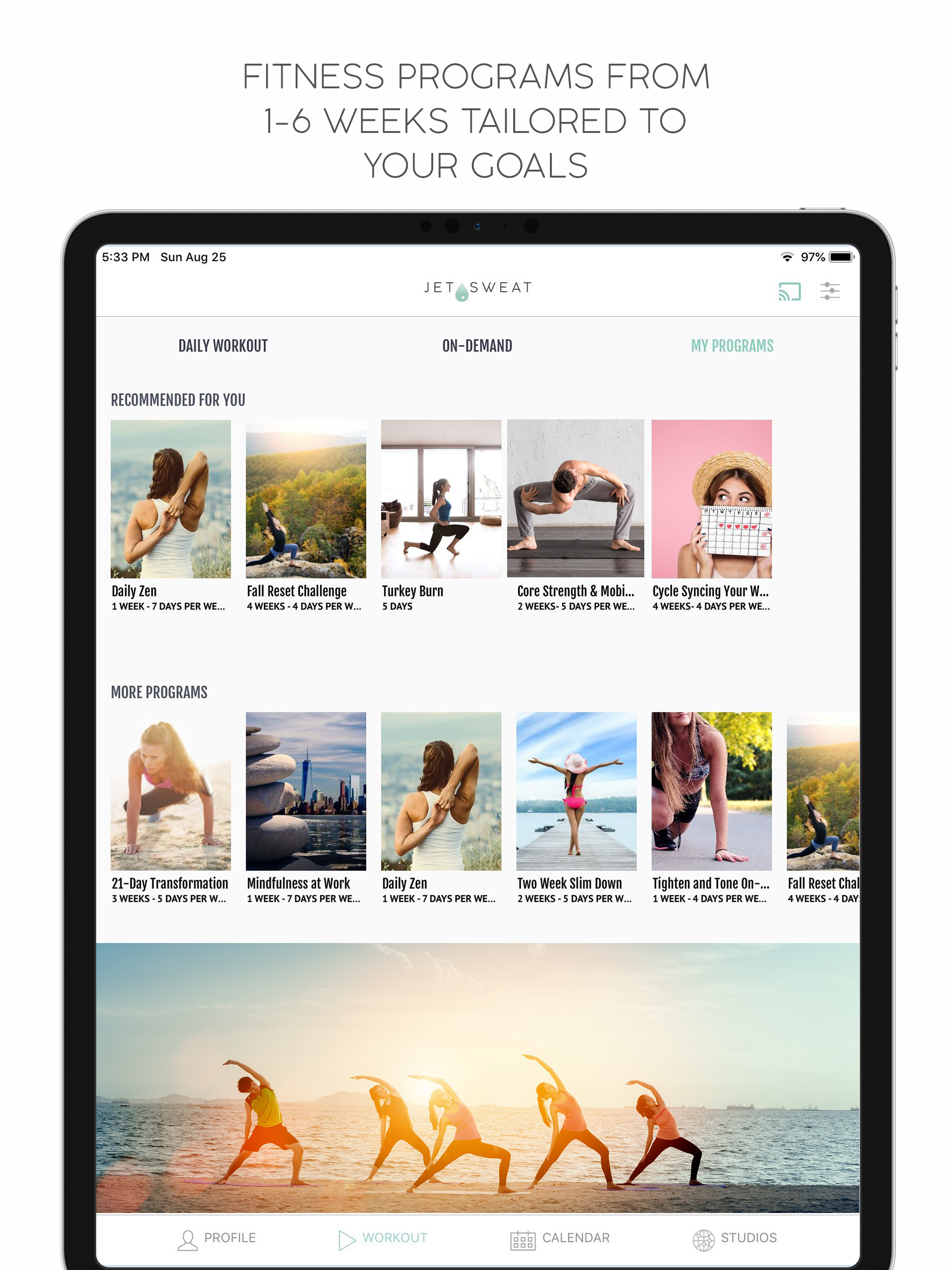 JETSWEAT: #1 Studio Class App screenshot 14