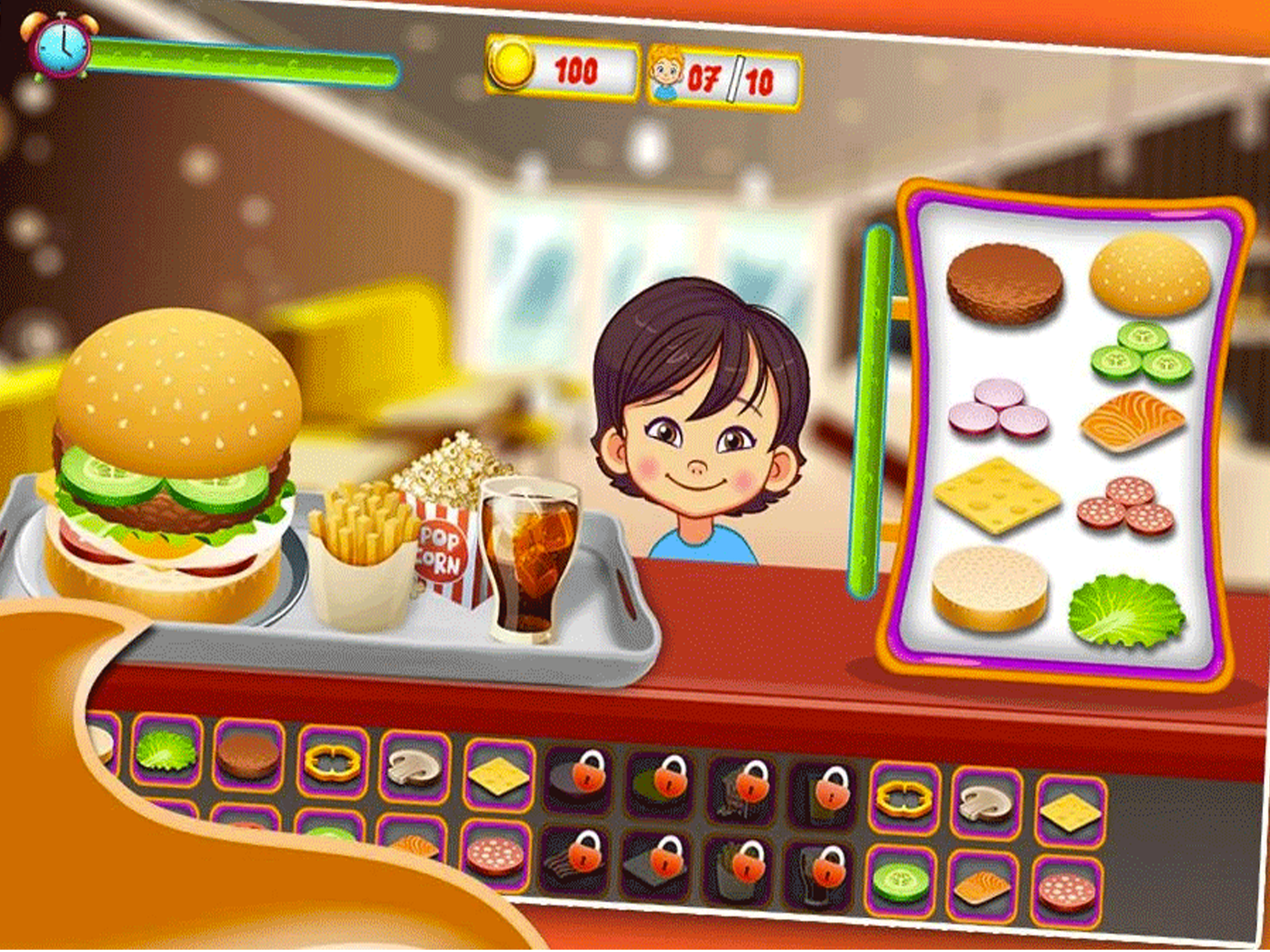 Fast Food Cooking Simulation
