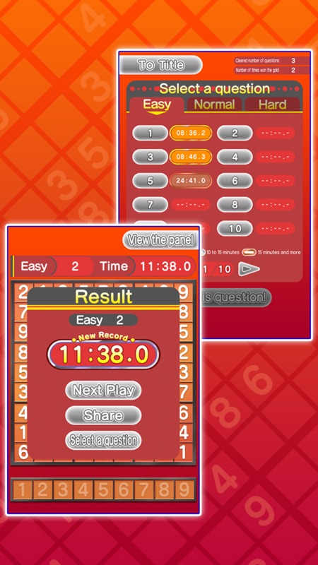 Basic NumberPlace Red screenshot 3