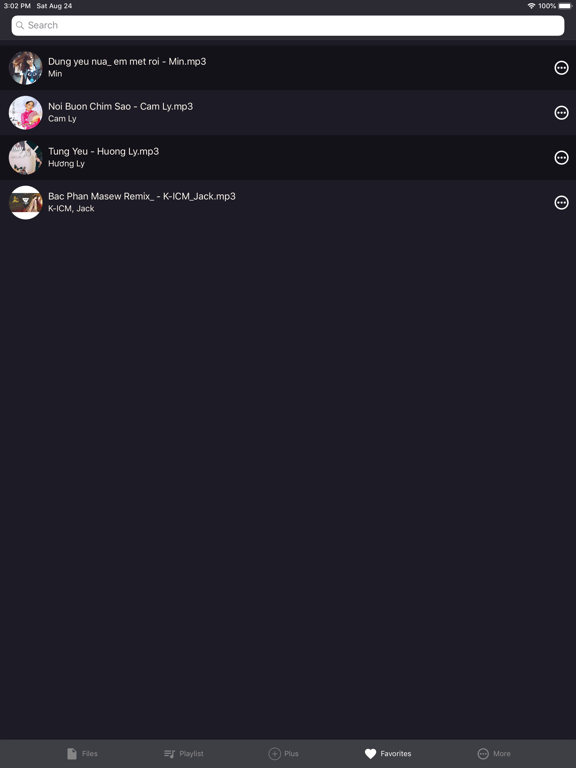 IZMusic iPad screenshot