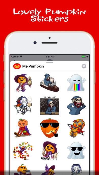 Lovely Pumpkin Stickers screenshot 3