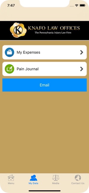 Knafo Law Injury Help App(圖2)-速報App