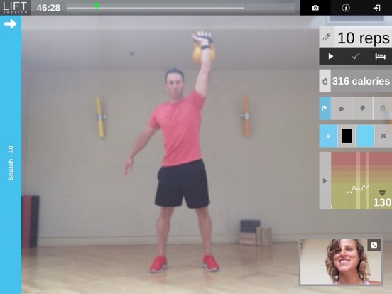 LIFT session for iPad