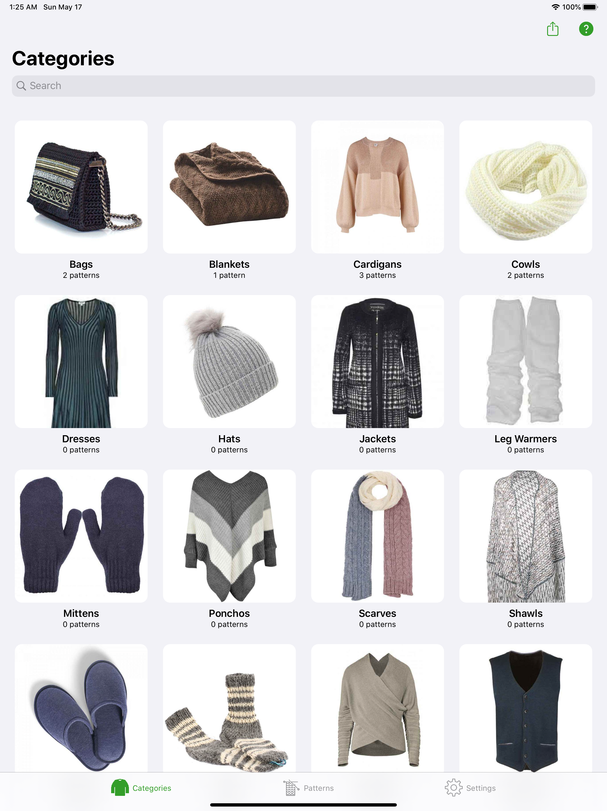Knitting Patterns Full screenshot 11