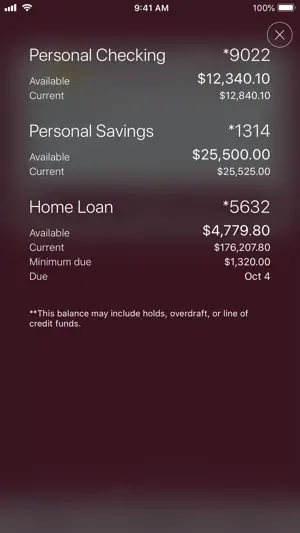 Mechanics Bank Mobile Banking screenshot 1